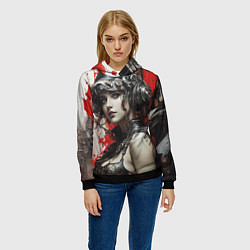 Толстовка-худи женская Охотница за беглецами, цвет: 3D-черный — фото 2