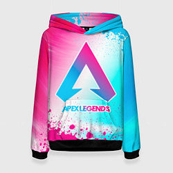 Женская толстовка Apex Legends neon gradient style