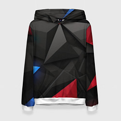 Женская толстовка Black blue red elements