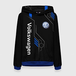 Женская толстовка Volkswagen - blue technology