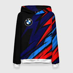 Женская толстовка BMW - m colors and black