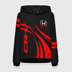 Женская толстовка Honda CR-V - красный и карбон