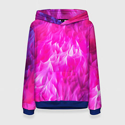 Толстовка-худи женская Pink texture, цвет: 3D-синий