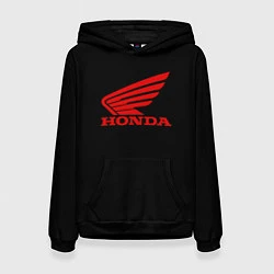 Толстовка-худи женская Honda sportcar, цвет: 3D-черный