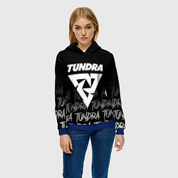 Толстовка-худи женская Tundra style, цвет: 3D-синий — фото 2