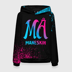 Толстовка-худи женская Maneskin - neon gradient, цвет: 3D-черный