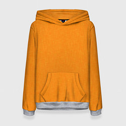 Толстовка-худи женская Жёлто-оранжевый текстура однотонный, цвет: 3D-меланж