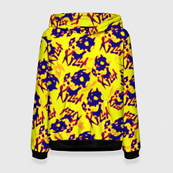 Толстовка-худи женская Killa music neon, цвет: 3D-черный