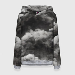 Толстовка-худи женская Абстракция сюрреализм, цвет: 3D-меланж