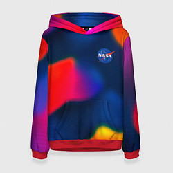 Толстовка-худи женская Nasa gradient sportcolor, цвет: 3D-красный