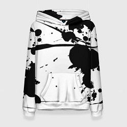 Толстовка-худи женская Art blots - vanguard, цвет: 3D-белый