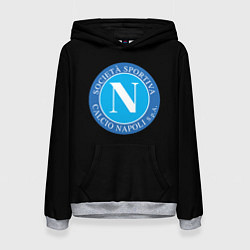 Толстовка-худи женская Napoli fc, цвет: 3D-меланж