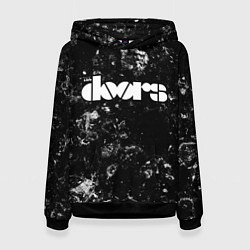 Толстовка-худи женская The Doors black ice, цвет: 3D-черный