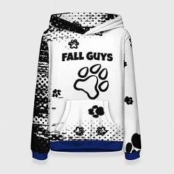 Толстовка-худи женская Fall Guys game, цвет: 3D-синий