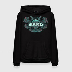 Толстовка-худи женская Bard - Dnd, цвет: 3D-черный