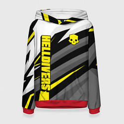 Толстовка-худи женская Helldivers 2: Uniform Yellow x White, цвет: 3D-красный