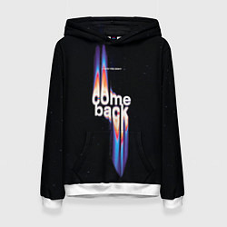 Толстовка-худи женская I hope you dont come back, цвет: 3D-белый
