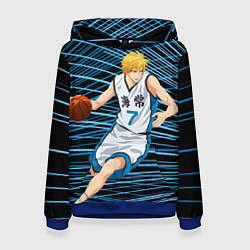 Толстовка-худи женская Рёта Кисэ из Баскетбола Куроко, цвет: 3D-синий