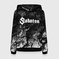 Толстовка-худи женская Sabaton black graphite, цвет: 3D-черный
