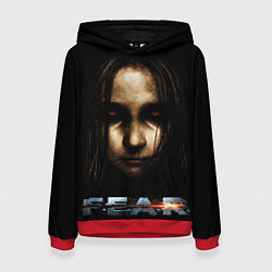 Толстовка-худи женская FEAR - Alma, цвет: 3D-красный