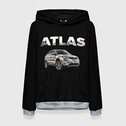 Толстовка-худи женская Джили Атлас, цвет: 3D-меланж