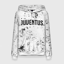 Толстовка-худи женская Juventus dirty ice, цвет: 3D-белый