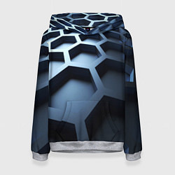 Толстовка-худи женская Броня нанотехнологичная, цвет: 3D-меланж