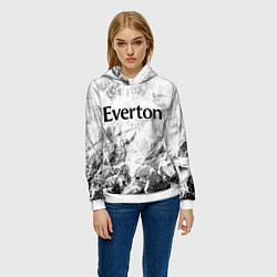 Толстовка-худи женская Everton white graphite, цвет: 3D-белый — фото 2