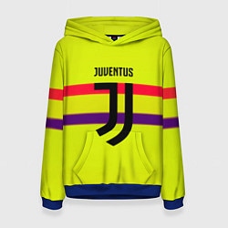 Толстовка-худи женская Juventus sport line, цвет: 3D-синий