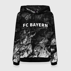 Толстовка-худи женская Bayern black graphite, цвет: 3D-черный