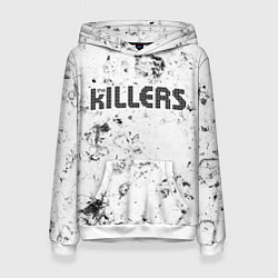 Толстовка-худи женская The Killers dirty ice, цвет: 3D-белый