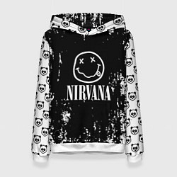 Толстовка-худи женская Nirvana teddy, цвет: 3D-белый