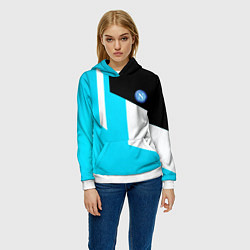 Толстовка-худи женская Napoli geometry fc, цвет: 3D-белый — фото 2