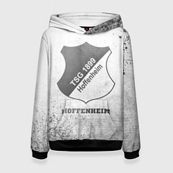 Толстовка-худи женская Hoffenheim - white gradient, цвет: 3D-черный