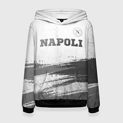 Толстовка-худи женская Napoli - white gradient посередине, цвет: 3D-черный