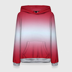 Толстовка-худи женская Gradient color, цвет: 3D-меланж