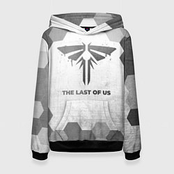 Толстовка-худи женская The Last Of Us - white gradient, цвет: 3D-черный