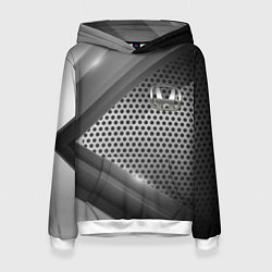 Толстовка-худи женская Honda metal motors, цвет: 3D-белый