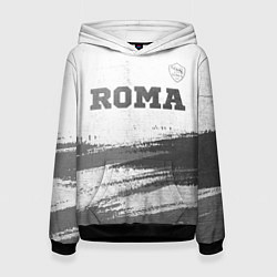 Толстовка-худи женская Roma - white gradient посередине, цвет: 3D-черный