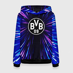 Толстовка-худи женская Borussia neon energy, цвет: 3D-черный