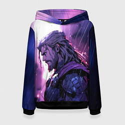 Толстовка-худи женская Thor - Neon rain, цвет: 3D-черный