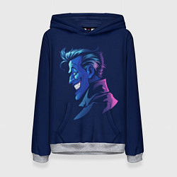 Толстовка-худи женская Joker gradient, цвет: 3D-меланж