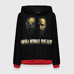 Толстовка-худи женская Ходячие мервецы, цвет: 3D-красный