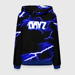 Толстовка-худи женская DayZ storm steel, цвет: 3D-синий