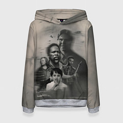 Толстовка-худи женская Персонажи Извне, цвет: 3D-меланж