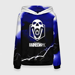 Толстовка-худи женская Rainbow six storm, цвет: 3D-черный