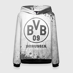 Толстовка-худи женская Borussia - white gradient, цвет: 3D-черный