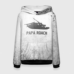 Толстовка-худи женская Papa Roach - white gradient, цвет: 3D-черный