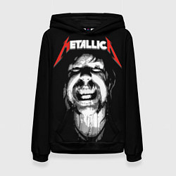 Толстовка-худи женская Metallica - James Hetfield, цвет: 3D-черный