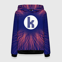 Толстовка-худи женская The Killers red energy, цвет: 3D-черный